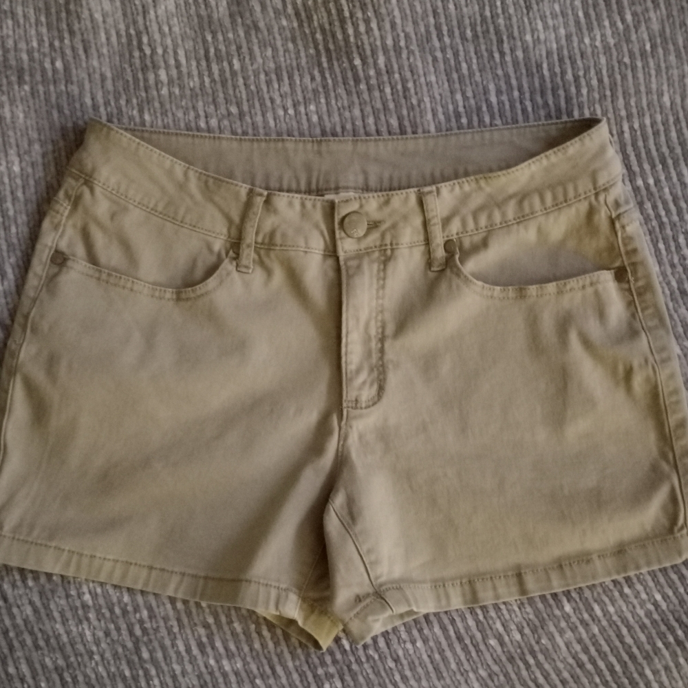 Faded Glory Tan Jean Shorts Size 12